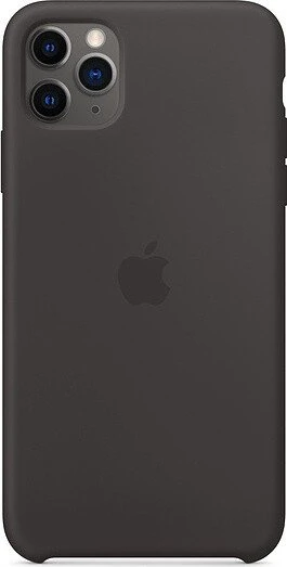 Apple Silikon Case für iPhone 11 Pro Max schwarz
