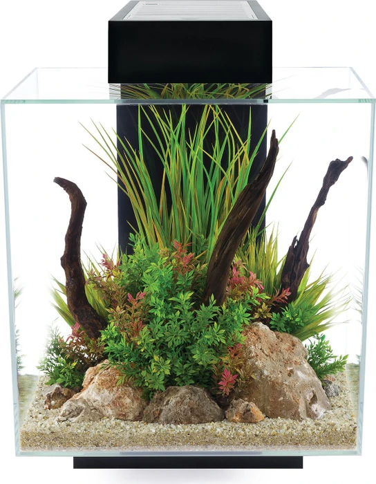 Fluval Edge 2.0 Aquarium-Set, schwarz, 46l
