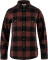 Fjällräven Övik Heavy Flannel Hemd langarm dark navy/maroon (Damen) Vorschaubild