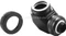 Phanteks Glacier G1/4" Rohranschluss 90° 16mm schwarz Vorschaubild