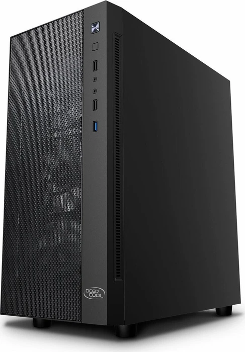DeepCool Matrexx 55 Mesh ADD-RGB 4F, schwarz, Glasfenster