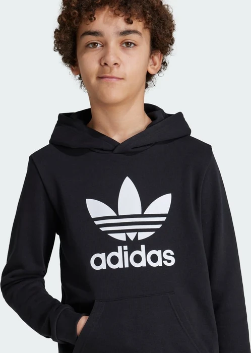 adidas Trefoil Hoodie schwarz (Junior)