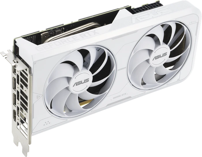 ASUS Dual GeForce RTX 3060 Ti White OC, DUAL-RTX3060TI-O8GD6X-WHITE, 8GB GDDR6X, HDMI, 3x DP