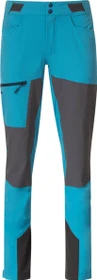 Bergans Cecilie Mountain Softshell Hose lang clear ice blue/solid dark grey (Damen)