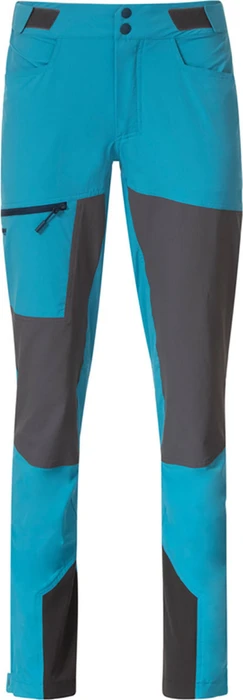 Bergans Cecilie Mountain Softshell Hose lang clear ice blue/solid dark grey (Damen)