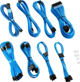CableMod RT-Series Pro ModMesh Sleeved 12VHPWR Dual Cable Kit for ASUS and Seasonic, hellblau