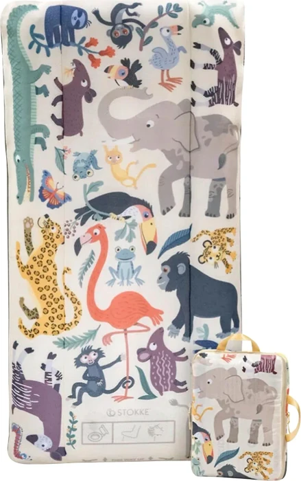 Stokke JetKids CloudSleeper aufblasbares Kinderbett animal family
