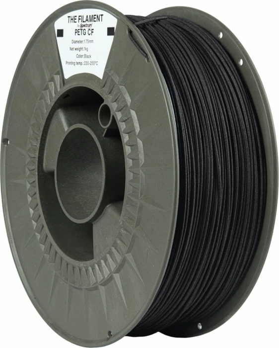 Spectrum PETG, schwarz, Spule, 1.75mm, 1.00kg