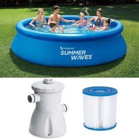 Summer Waves Family Quick-Up Pool Set rund 305x76cm