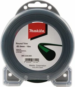 Makita Round Trim Trimmerfaden für Rasentrimmer, 2mm/15m