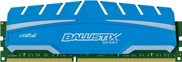 Crucial Ballistix Sport XT UDIMM 8GB Kit, DDR3-1600, CL9-9-9-24, 1R