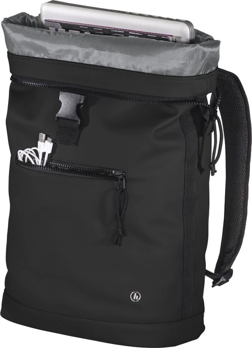 Hama Merida Roll-Top Notebook-Rucksack 15.6" schwarz