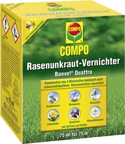 Compo Banvel Quattro Rasen-Unkrautvernichter, 75ml
