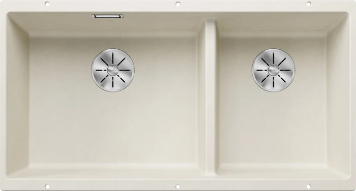 Blanco Subline 480/320-U InFino Unterbau Becken links softweiß