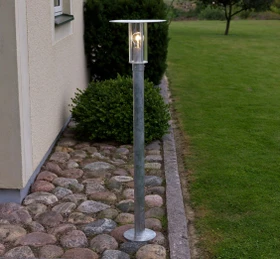 Konstsmide Mode E27 111cm Wegeleuchte stahl verzinkt