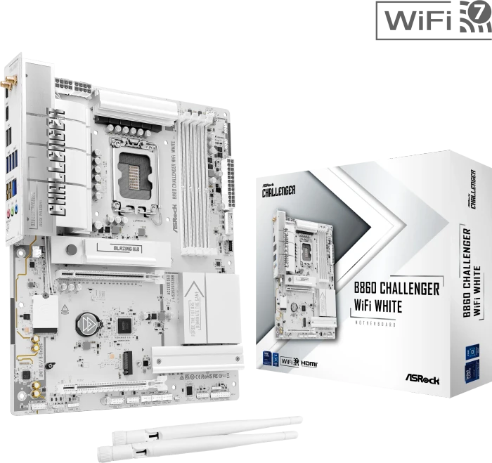 ASRock B860 Challenger WiFi White (Intel 1851)