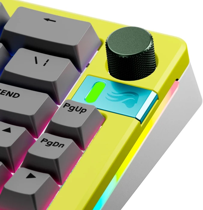 Glorious Gaming Rotary Knob für GMMK 3 PRO Tastatur und GMMK Numpads, Aluminium, Sage Green, grün, 1 Taste