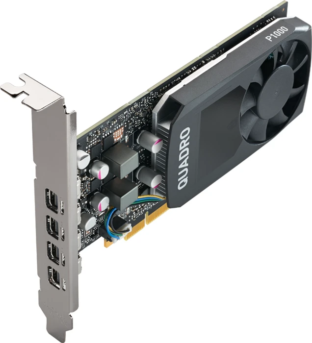 PNY Quadro P1000 V2, 4GB GDDR5, 4x mDP