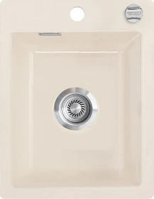 systemceram Mera 39 F Einbau Becken mittig mit Ablauffernbedienung magnolie