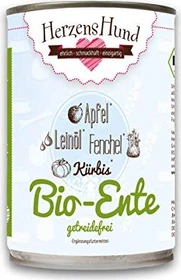 Herzens Hund Bio Ente mit Bio Gemüse, 4.80kg (12x 400g)