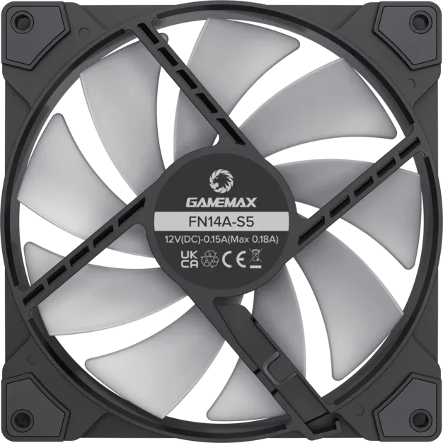 GameMax FN14A-S5, schwarz, 140mm