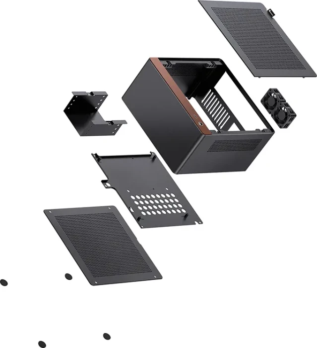 Jonsbo N10, schwarz, Mini-ITX