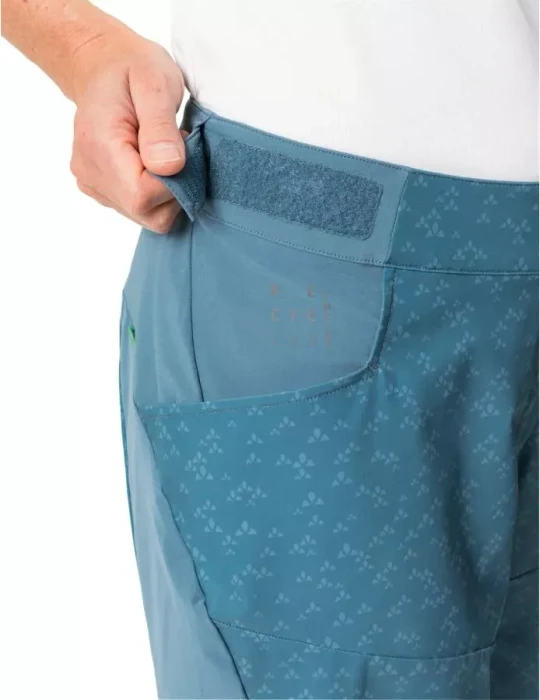 Vaude Ledro Print Shorts Fahrradhose kurz blue gray (Damen)