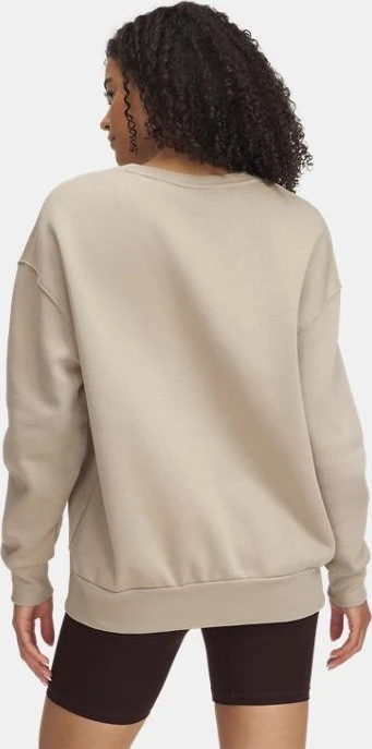 Under Armour Rival Oversize Sweatshirt city khaki light heather/white (Damen)