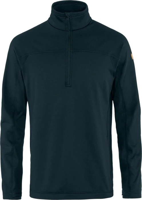Fjällräven Abisko Lite Fleece Half Zip Funktionsshirt langarm dark navy (Herren)