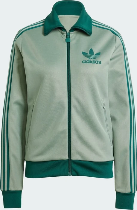 adidas Beckenbauer Originals Trainingsjacke silver green (Damen)