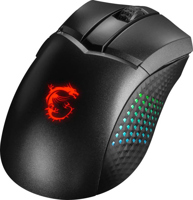 MSI Clutch GM51 Lightweight Wireless Gaming Mouse schwarz, USB/Bluetooth