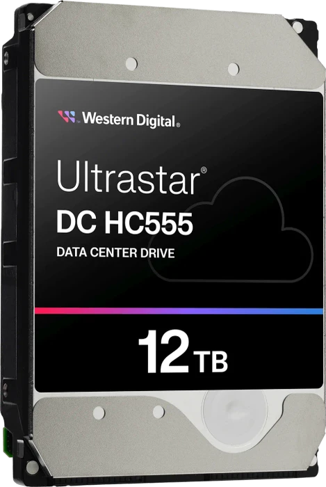 Western Digital Ultrastar DC HC555 12TB, SE, 24/7, 512e / 3.5" / SAS 12Gb/s