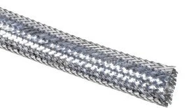 Techflex Chrome XC 1 ½" Metallgeflechtschlauch, 38.1mm, silber