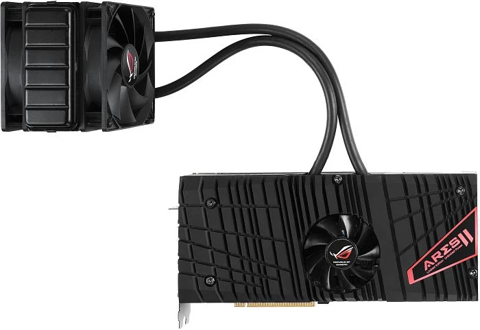 ASUS ROG Ares Radeon HD 7990 [Tahiti XT], ARES2-6GD5, 2x 3GB GDDR5, 2x DVI, 4x DP