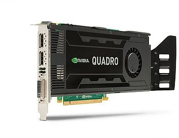 HP Quadro K4000, 3GB GDDR5, DVI, 2x DP