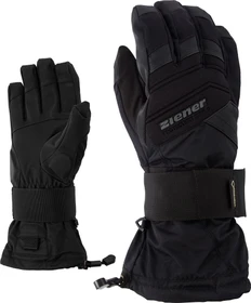 Ziener Medical GTX Snowboardhandschuhe black/dark brown (Herren)