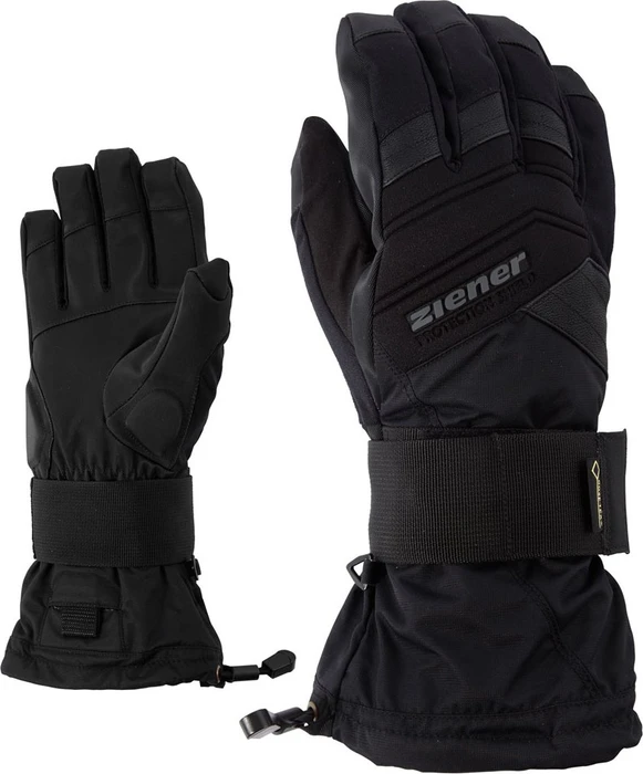 Ziener Medical GTX Snowboardhandschuhe black/dark brown (Herren)