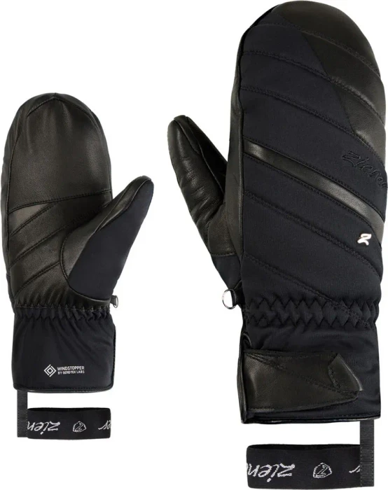 Ziener Kamya WS PR Mitten Skihandschuhe schwarz/weiß (Damen)