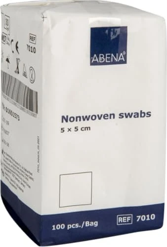 Abena Curi Med Vlieskompressen unsteril, 5 x 5cm, 100 Stück