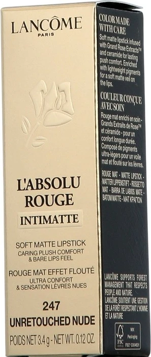 Lancôme L'Absolu Rouge Intimatte Lippenstift 247 unretouched nude, 3.4g