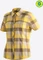 Maier Sports Kendra Hemd kurzarm yellow check (Damen) Vorschaubild