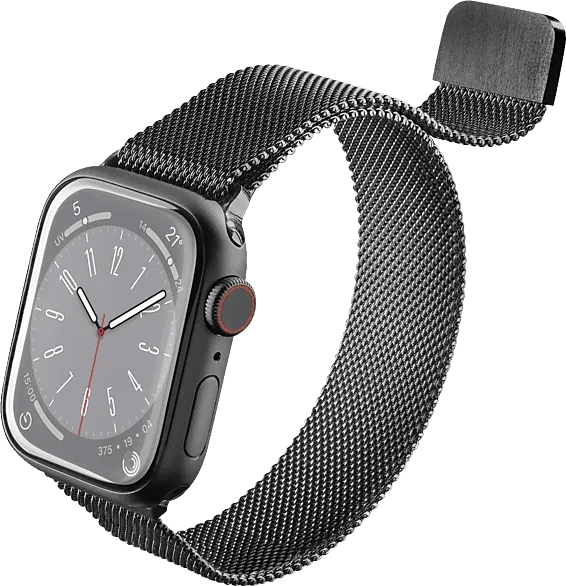 Cellularline Steel Band für Apple Watch 42mm/44mm/45mm/49mm schwarz