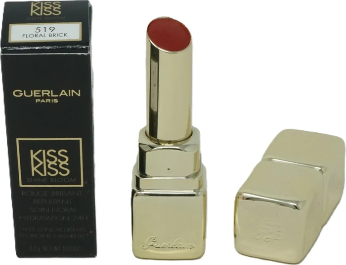 Guerlain KissKiss Shine Bloom Lippenstift 519 floral brick, 3g