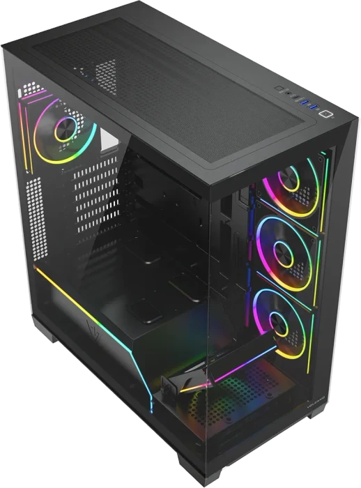 Modecom Volcano Stellar Plus 5F Black, Glasfenster