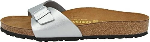 Birkenstock Madrid Birko-Flor silber (Damen)