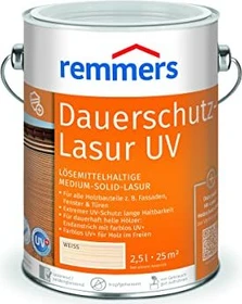 Remmers UV Dauerschutz-Lasur weiß, 2.5l