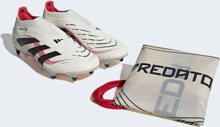 adidas Predator Elite Laceless SG off white/core black/pure ruby