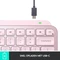 Logitech MX Keys Mini, rosa, LEDs weiß, Logi Bolt, Rose, USB/Bluetooth, US Vorschaubild