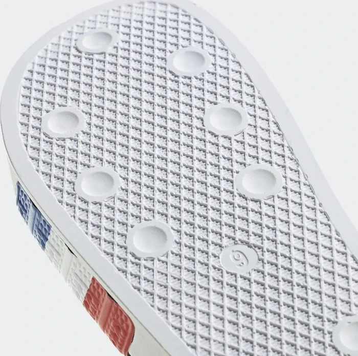 adidas Adilette red/cloud white/blue (Herren)