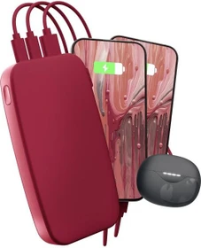 Fresh 'n Rebel Powerbank 24000mAh berry red
